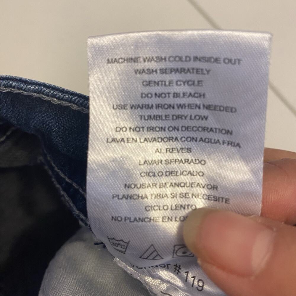 ModernCulture Performance Denim Mens Jean 30x30 Skinny Straight Stretch DarkBlue - Picture 6 of 11
